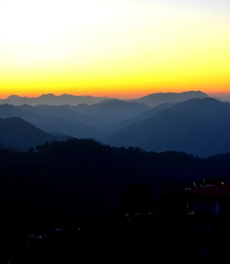 Sunrise view from Basil Woods